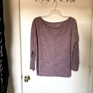 Athleta Wide Neck / Off the Shoulder Cool Down Top